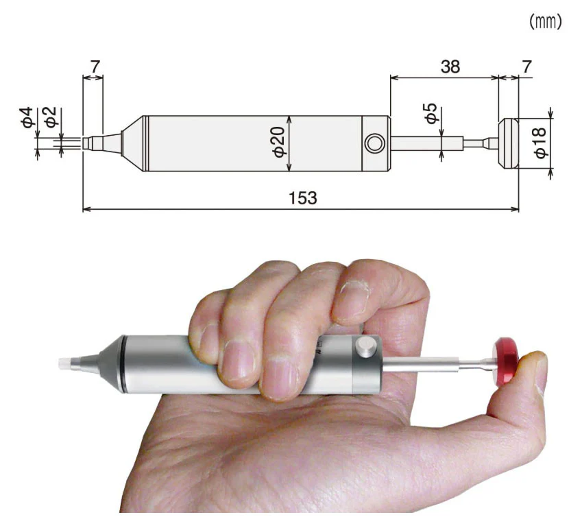 Engineer® Solder Sucker with Flexible Silicone Nozzle - Image 4