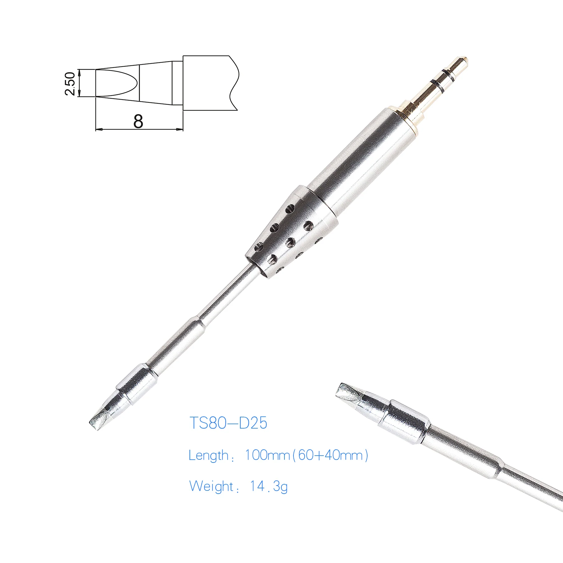 Soldering tip for TS80P soldering iron - Image 2