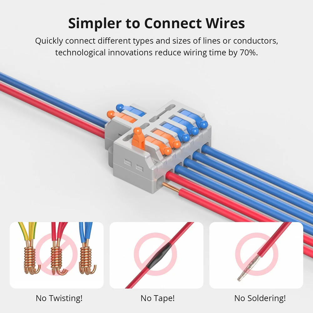Sonoff Quick Wire Connectors (54 pcs) - Image 2
