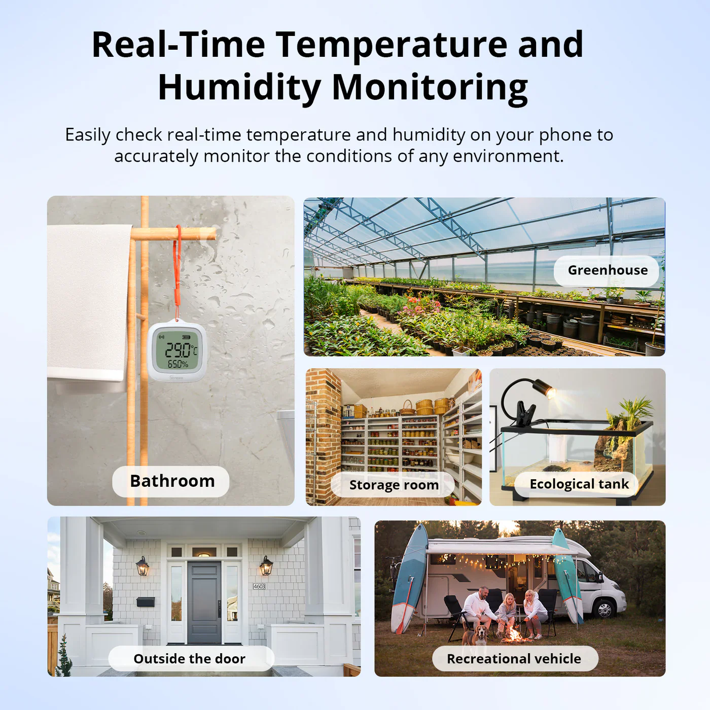 Sonoff Waterproof Zigbee LCD Smart Temperature Humidity Sensor - Image 2