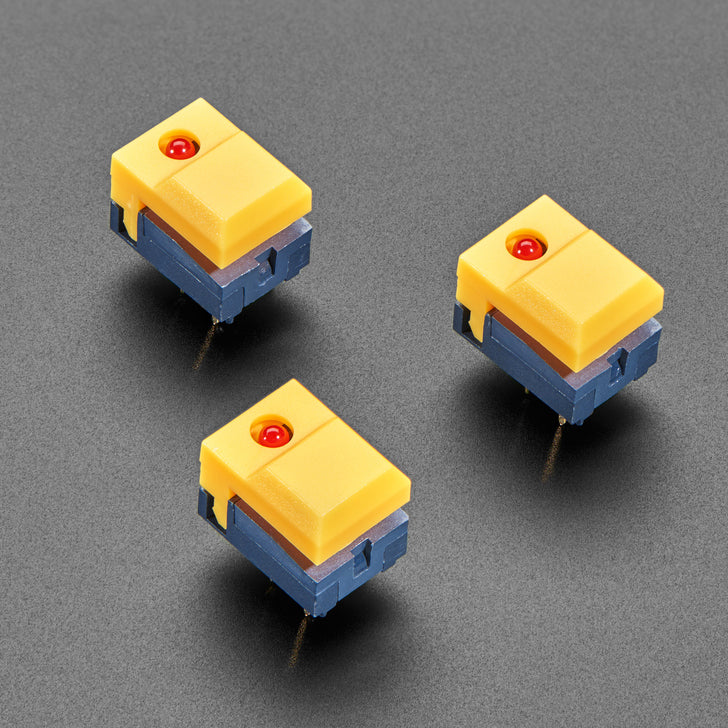 Step Switch with LED - Three Pack with Red LED - PB86 - Image 2