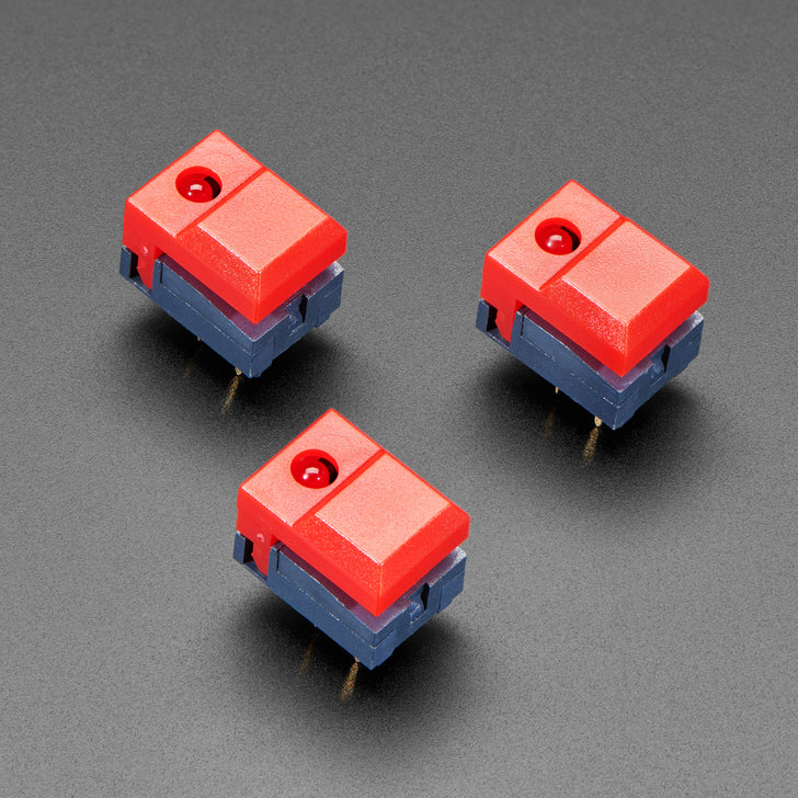 Step Switch with LED - Three Pack with Red LED - PB86 - Image 5
