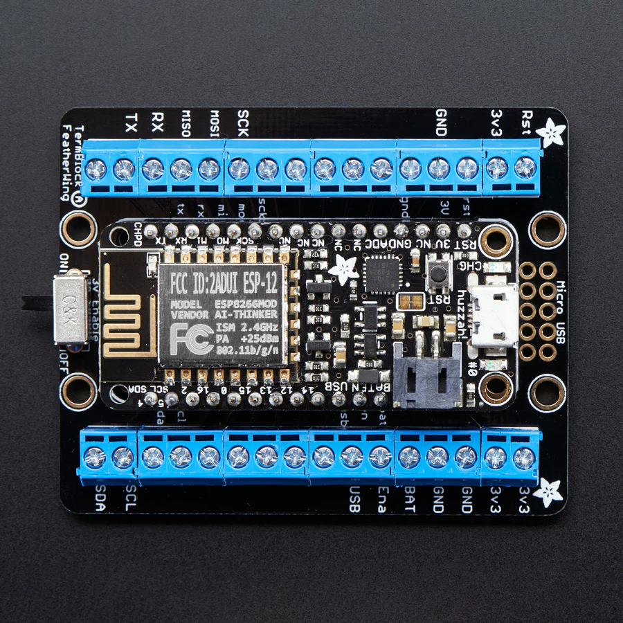 Assembled Terminal Block Breakout FeatherWing for all Feathers - Image 6