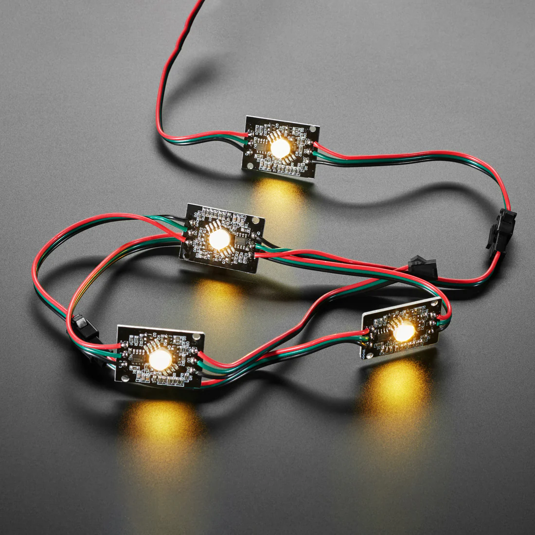 Ultra Bright 4 Watt Chainable RGBW NeoPixel LED - Warm White - ~3000K - Image 4